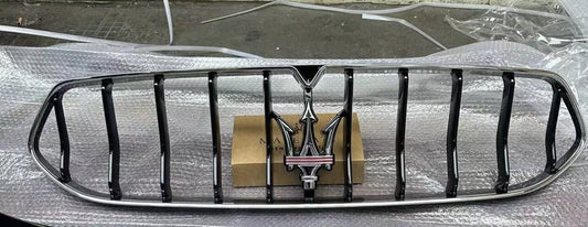 2018 2019 Maserati Gran Turismo Cabrio Front Bumper Radiator Grille Chrome Black