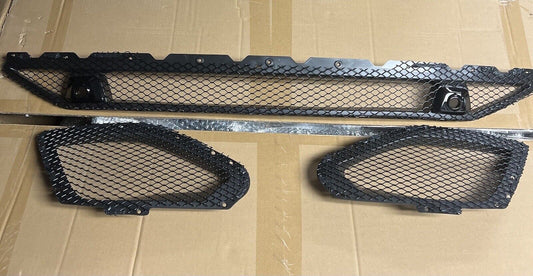 2018-2023 Maserati Ghibli Front Bumper Lower Mesh Grille Set