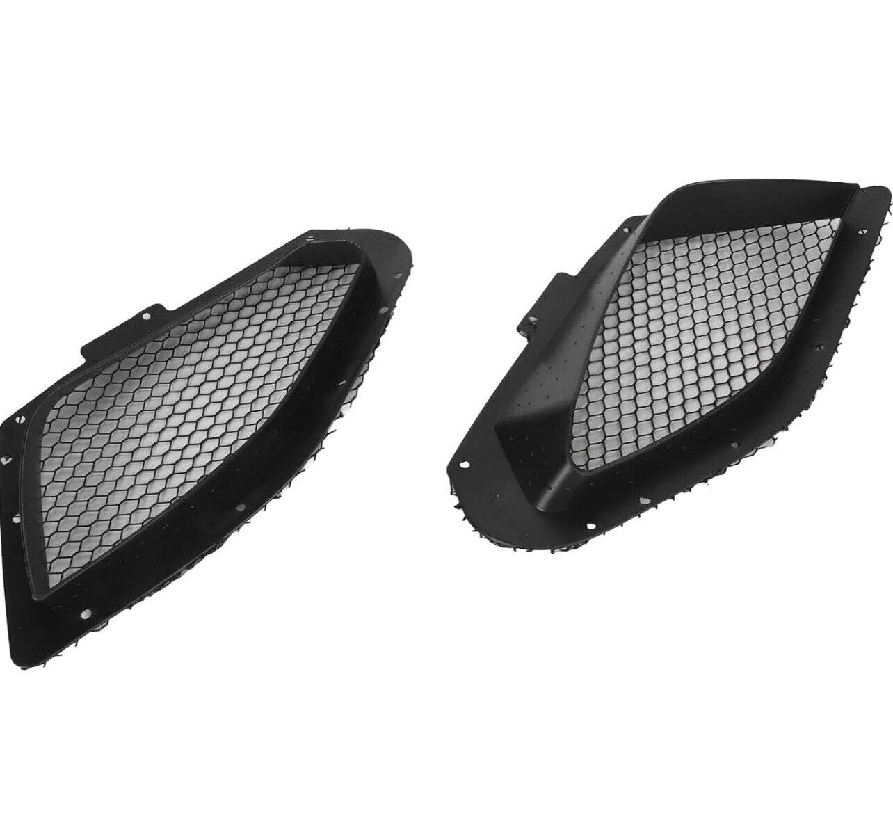 2018-2023 Maserati Ghibli Front Bumper Lower Mesh Grille Set