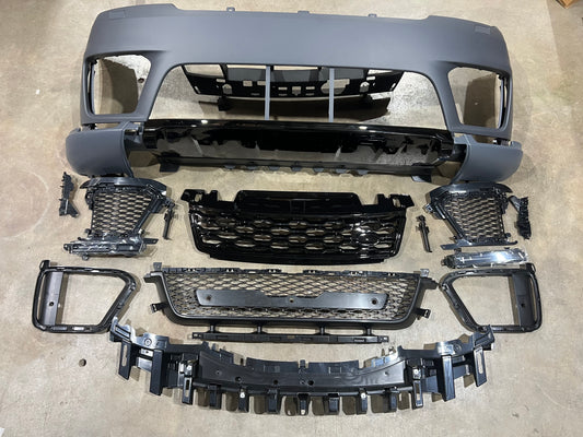 2018-2022 Range Rover Sport Front Bumper Complete Assembly Grille Lights Valance Bracket
