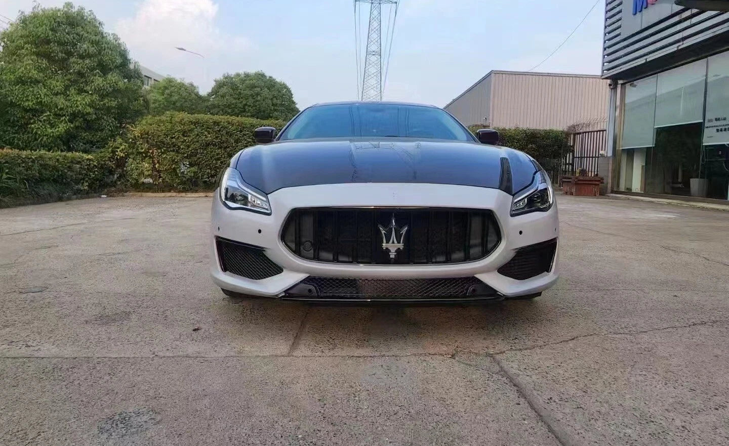 2014-2024 Maserati Quattroporte Front Bumper Assembly Complete Kit Grille