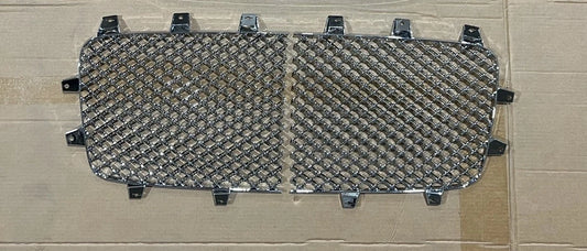 2012-2015 Bentley Continental Gt GTC Front Bumper Grille Chrome Mesh Pair