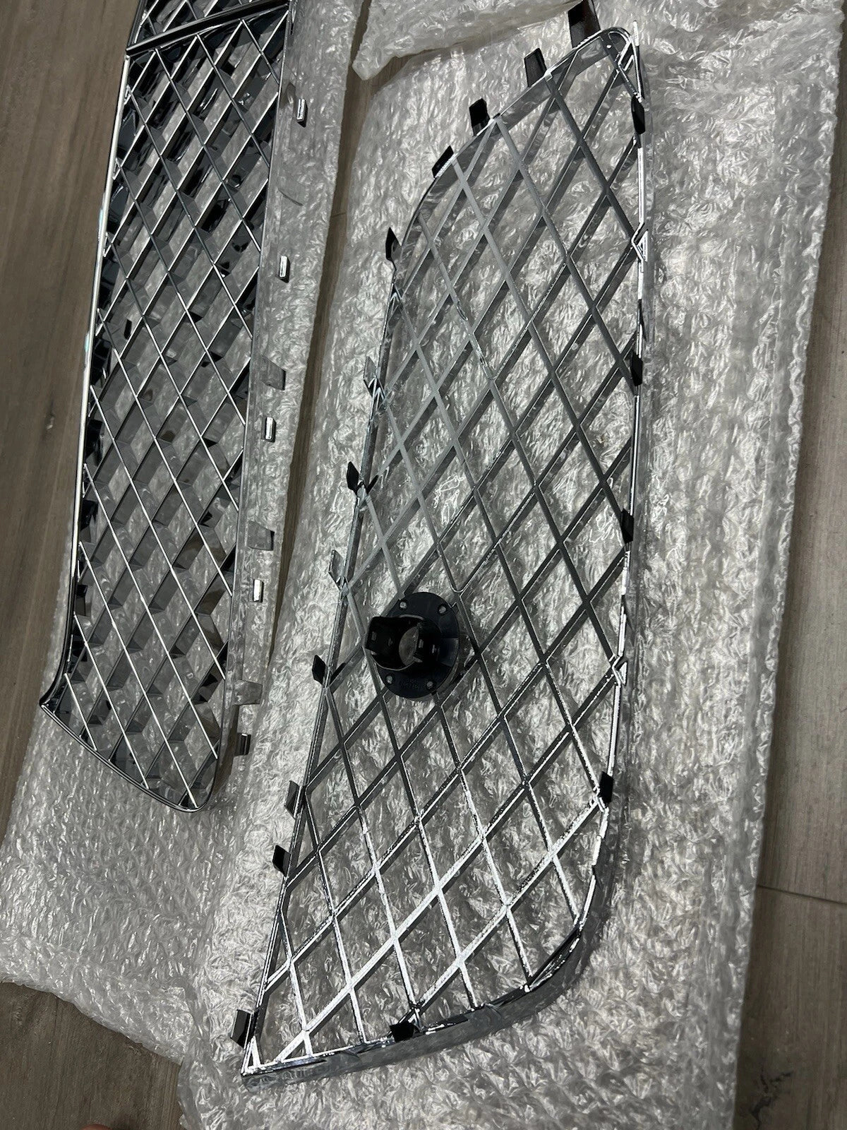 2012-2015 Bentley Continental GT GTC Front Bumper Lower Grille Mesh Set V8 4.0 Left Right Center