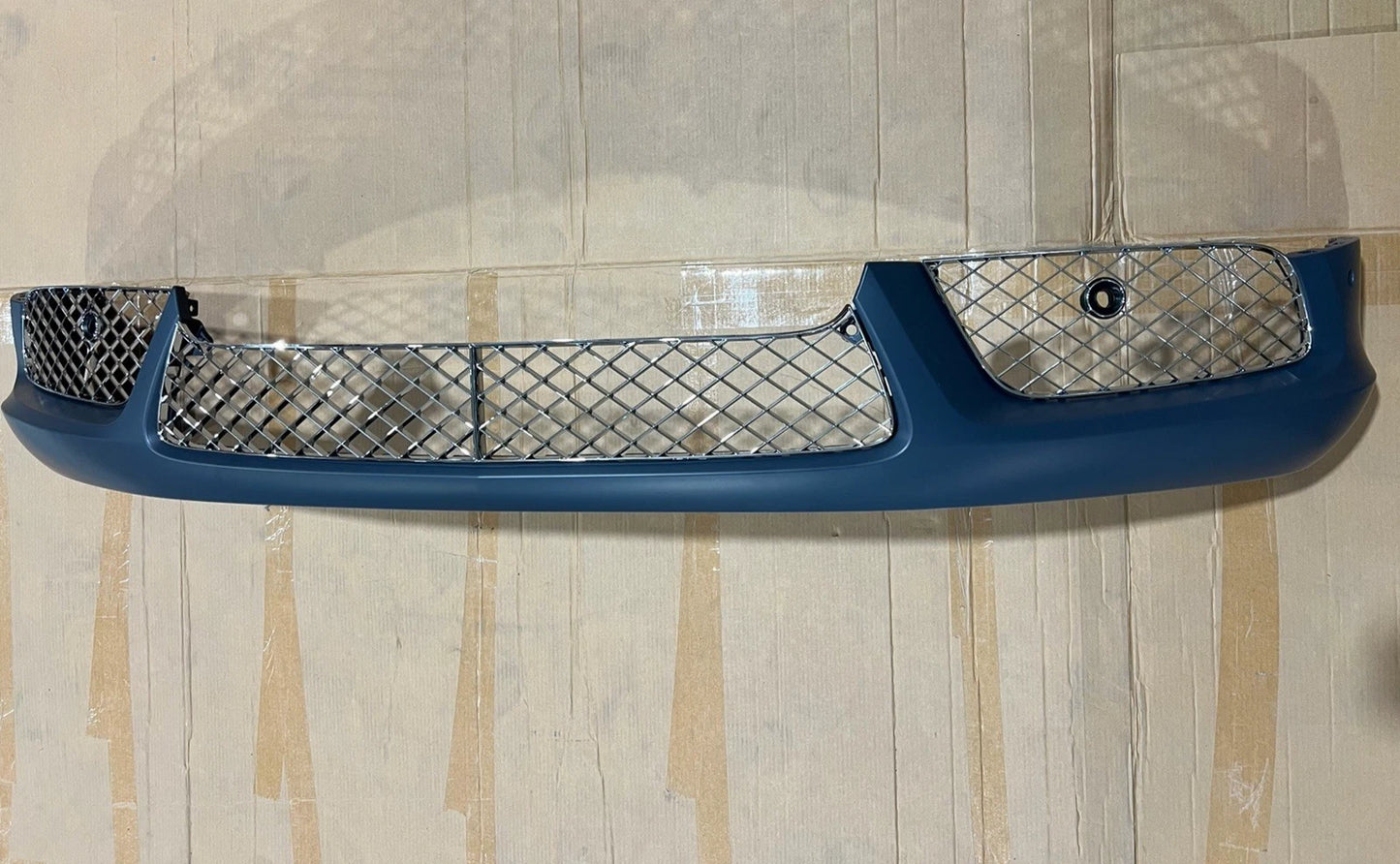 2012-2015 Bentley Continental GT GTC V8 4.0 Front Bumper Cover Lower Grille Set 3W3807217