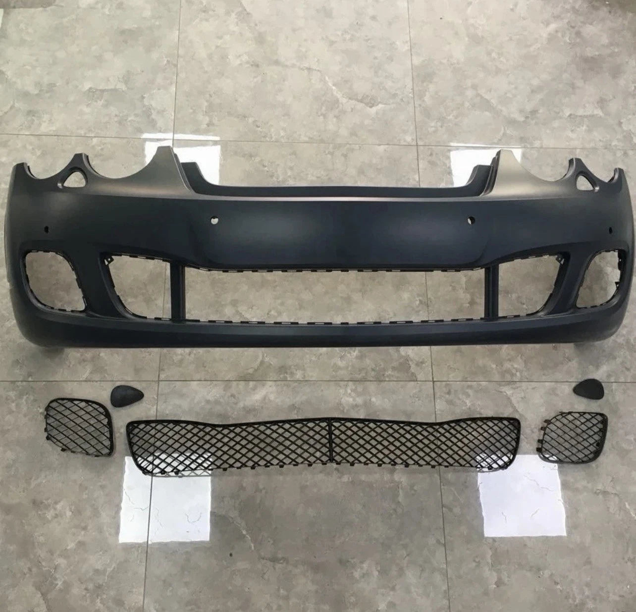 06-13 Bentley Continental Flying Spur Sedan Front Bumper Cover Assembly Grille