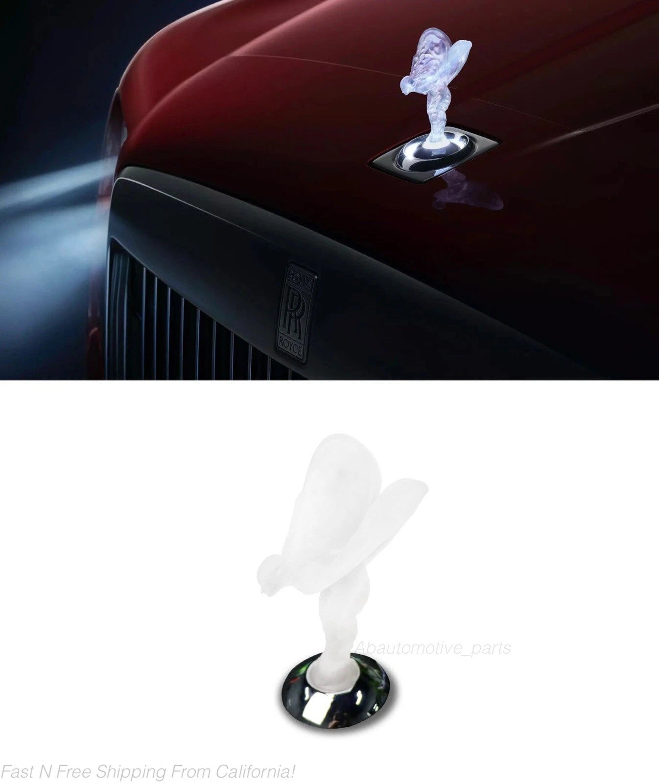 Rolls Royce Ghost Dawn Wraith Cullinan Phantom Illuminated Spirit of Ecstasy