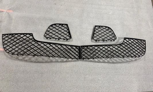 12-15 Bentley Continental GT GTC W12 Front Bumper Lower Grille Set Left Right