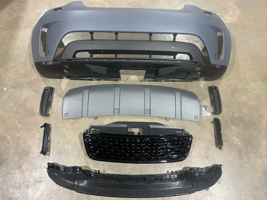 Land Rover Discovery Front Bumper Cover Grille Valance Set LR083059 2017-2020