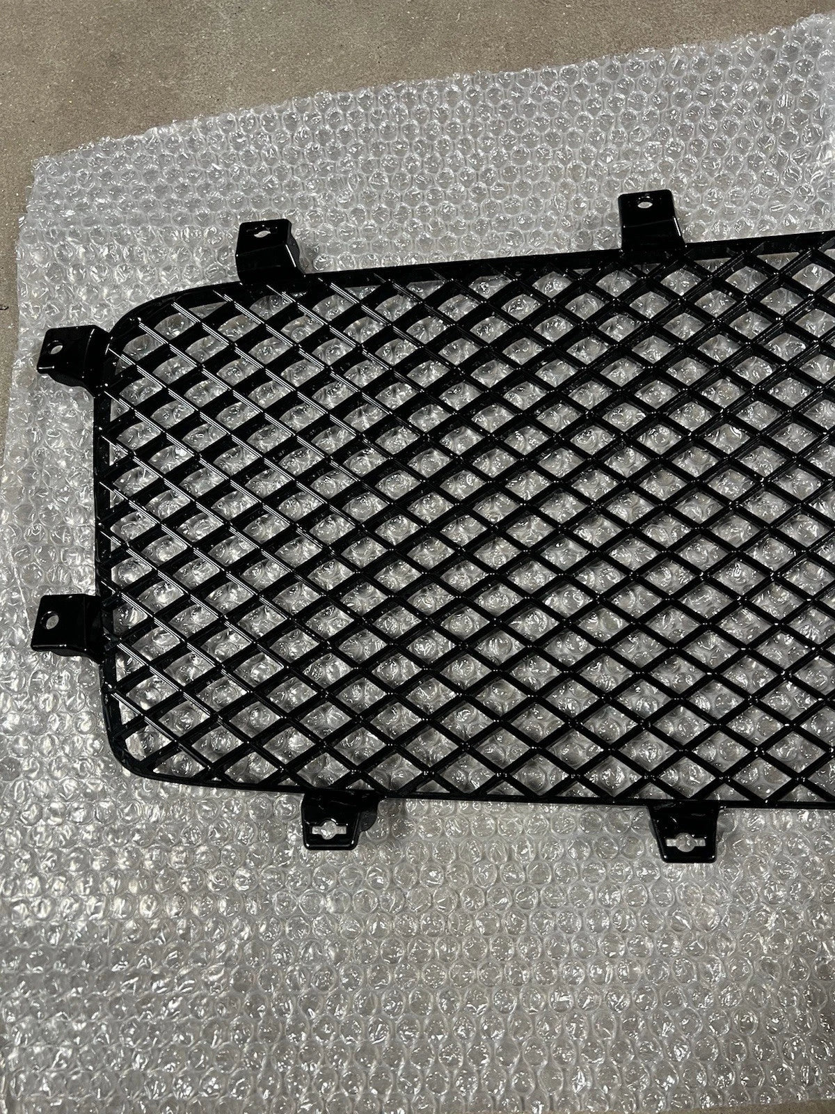 14-19 Bentley Flying Spur Bumper Radiator Grille Black Mesh Replacement