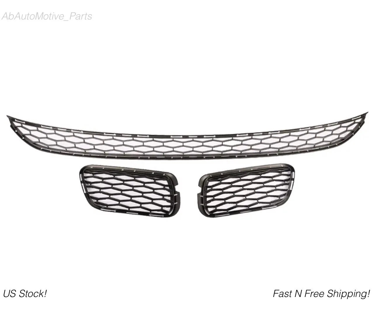 2014-2016 Maserati Quattroporte Front Bumper Lower Grille Mesh Set