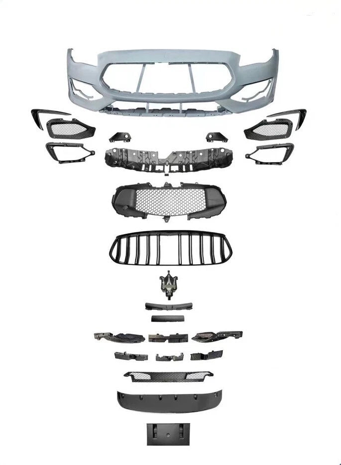 2014-2024 Maserati Quattroporte Front Bumper Assembly Complete Kit Grille